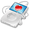 iPod Video White Favorite Icon 96x96 png